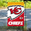 WinCraft Kansas City Chiefs Large Logo Double Sided Garden Banner Flag