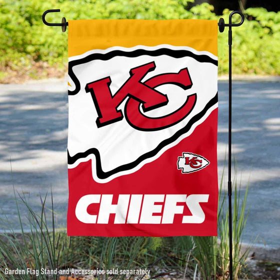 WinCraft Kansas City Chiefs Large Logo Double Sided Garden Banner Flag