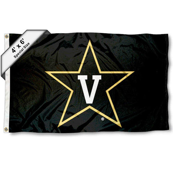 College Flags & Banners Co. Vanderbilt Commodores 4 ft x 6 ft Flag