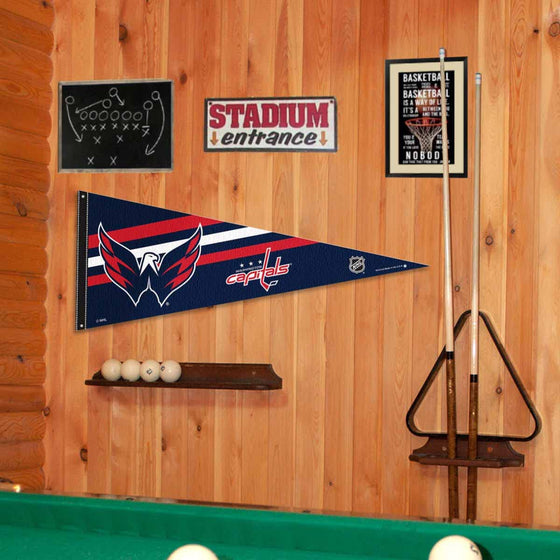 Washington Capitals Pennant Flag and Wall Tack Pads Mounts