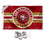 San Francisco 49ers Patch Button Banner and Tapestry Wall Tack Pads