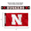 College Flags & Banners Co. Nebraska Cornhuskers Printed Header 3x5 Foot Banner Flag