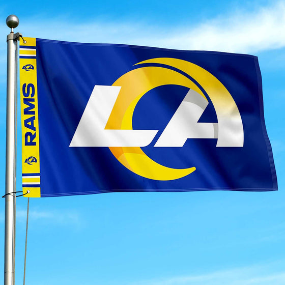 WinCraft Los Angeles Rams Printed Header 3x5 Foot Banner Flag