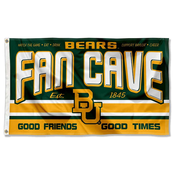 Baylor Bears Fan Man Cave Banner Flag