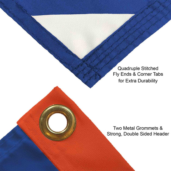 College Flags & Banners Co. Florida Gators Printed Header 3x5 Foot Banner Flag