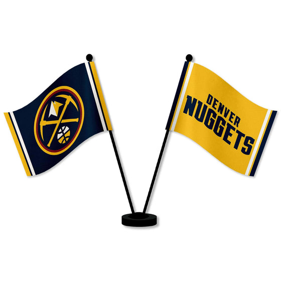 WinCraft Denver Nuggets Desk and Table Top Flags