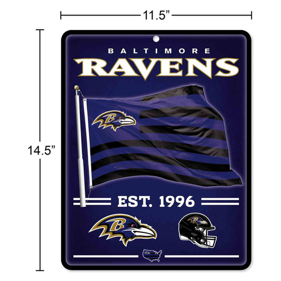 WinCraft Baltimore Ravens Americana Banner Flag Sign