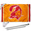 WinCraft Tampa Bay Buccaneers Vintage Flag Pole and Bracket Kit