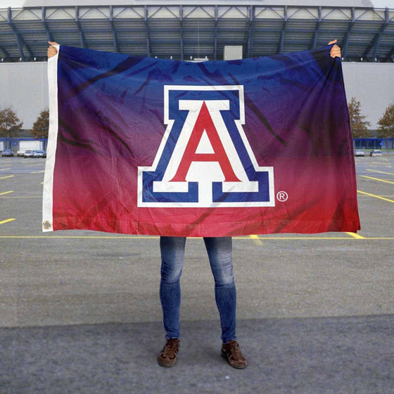 College Flags & Banners Co. Arizona Wildcats Two Tone Gradient Flag