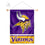 Minnesota Vikings Banner Window Wall Hanging Flag with Suction Cup