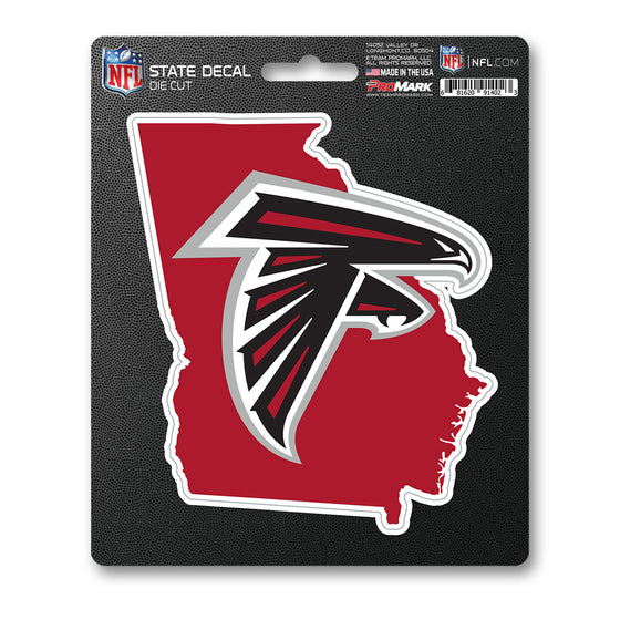 Atlanta Falcons Team State Shape Decal Sticker