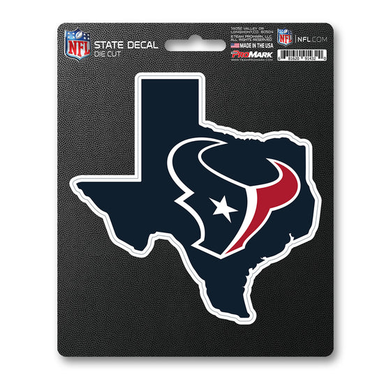 Houston Texans Team State Shape Decal Sticker