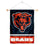 Chicago Bears Bear Head Banner Window Wall Hanging Flag with Suction Cup