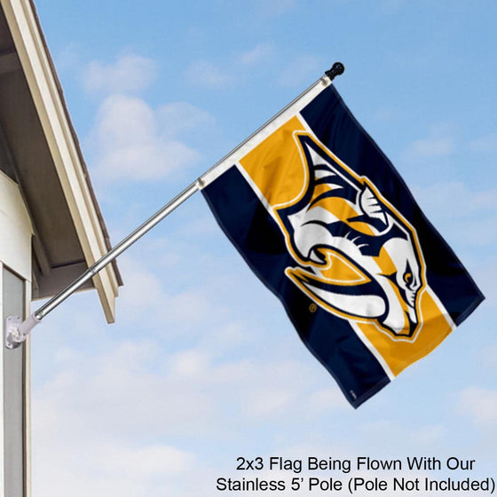 WinCraft Nashville Predators Small 2x3 Foot Banner Flag