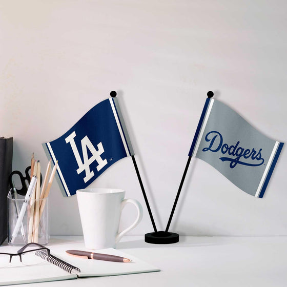 WinCraft Los Angeles Dodgers Desk and Table Top Flags