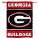 College Flags & Banners Co. Georgia Bulldogs G Two Sided and Double Sided House Flag