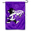 College Flags & Banners Co. Kansas State Wildcats Throwback Logo Garden and USA Flag Stand Pole Holder Set