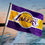 WinCraft Los Angeles Lakers Small 2x3 Foot Banner Flag