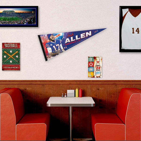 WinCraft Buffalo Bills Allen Pennant Banner Flag