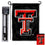 College Flags & Banners Co. Texas Tech Red Raiders Dual Logo Garden Flag with Pole Stand Holder