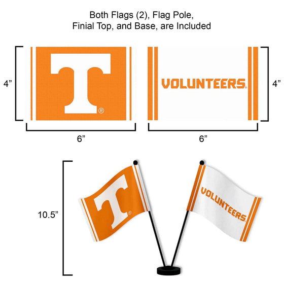 WinCraft Tennessee Volunteers Desk and Table Top Flags