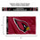 WinCraft Arizona Cardinals Printed Header 3x5 Foot Banner Flag