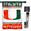 College Flags & Banners Co. Miami Hurricanes House Flag with Flag Pole Set