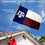 College Flags & Banners Co. Texas A&M Aggies TX State Flag with Pole and Bracket Kit