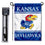 College Flags & Banners Co. Kansas Jayhawks Garden Flag and Flag Stand Pole Holder Set