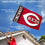 Cincinnati Reds Flag Pole and Bracket Set