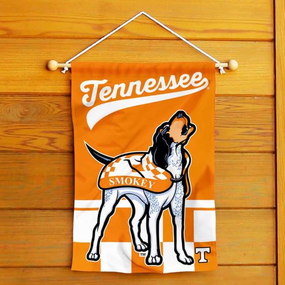 College Flags & Banners Co. Tennessee Volunteers Mascot Vols Smokey Double Sided Garden Yard Flag