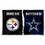 WinCraft Pittsburgh Steelers and Dallas Cowboys House Divided Flag Rivalry Banner