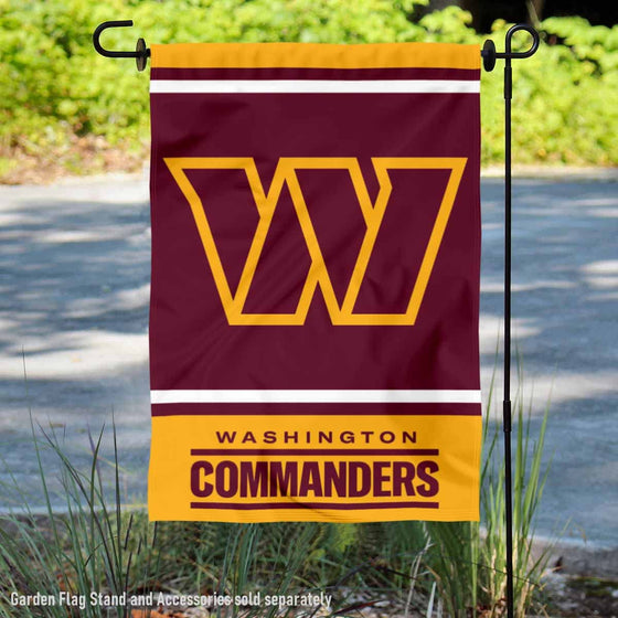 WinCraft Washington Commanders Garden Flag Double Sided Banner