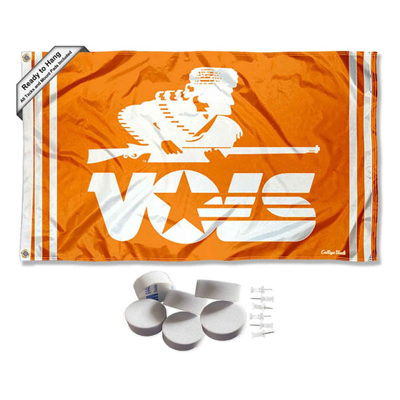 Tennessee Volunteers Retro Vault Throwback Banner and Tapestry Wall Tack Pads