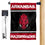 College Flags & Banners Co. Arkansas Razorbacks Garden Flag and Mailbox Post Pole Mount Holder Set