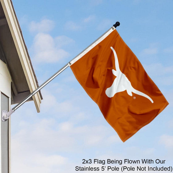 College Flags & Banners Co. Texas Longhorns Small 2x3 Foot Flag