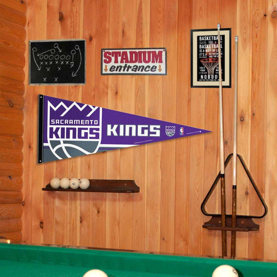 Sacramento Kings Pennant Flag and Wall Tack Pads Mounts