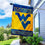 West Virginia Mountaineers Double Sided House Flag with Flag Pole Set