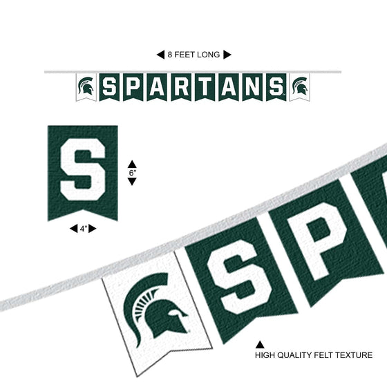 Michigan State Spartans Banner String Pennant Flags