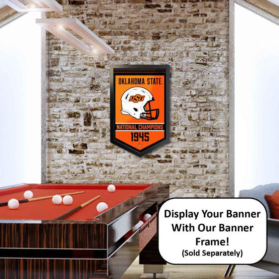 Oklahoma State Cowboys Football National Champions Banner