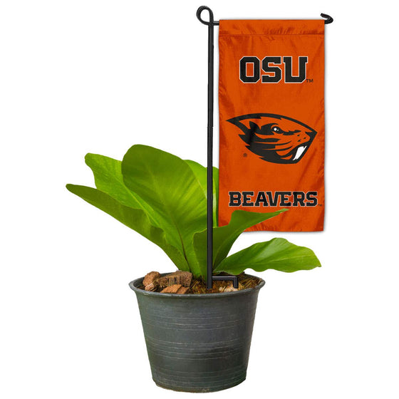 College Flags & Banners Co. Oregon State Beavers Mini Garden and Flower Pot Flag Topper