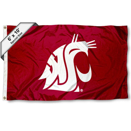 College Flags & Banners Co. Washington State Cougars 6x10 Feet Flag