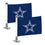 Dallas Cowboys Ambassador Car Flags - 2 Pack Mini Auto Flags, 4in X 6in