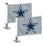 Dallas Cowboys Ambassador Car Flags - 2 Pack Mini Auto Flags, 4in X 6in