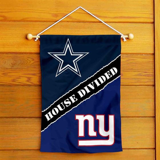 WinCraft House Divided Cowboys and Giants Double Sided Garden Flag