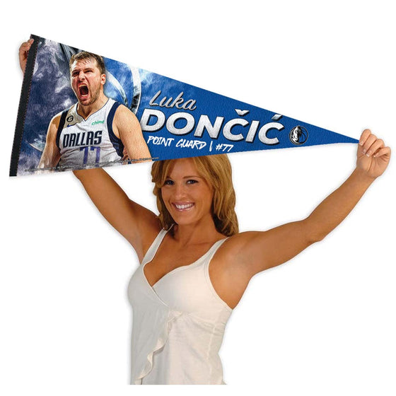 WinCraft Dallas Mavericks Doncic Pennant Flag