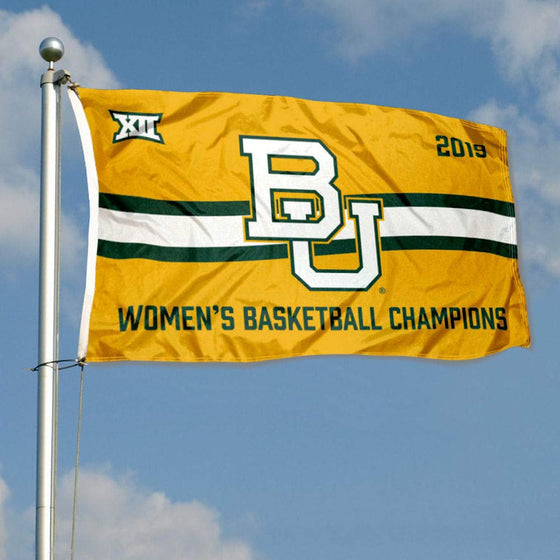 College Flags & Banners Co. Baylor Bears Womens Basketball Big 12 Conference Champions Flag