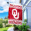 College Flags & Banners Co. Oklahoma Sooners House Flag with Flag Pole Set