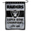 WinCraft Las Vegas Raiders 2 Time Super Bowl Champions Double Sided Garden Flag