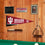 College Flags & Banners Co. Indiana Hoosiers Pennant Flag and Wall Tack Mount Pads